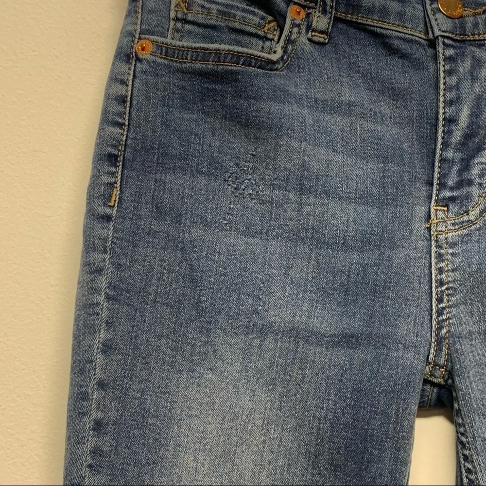 Free People Size 26 Frayed Hem BOHO Distressed Jeans